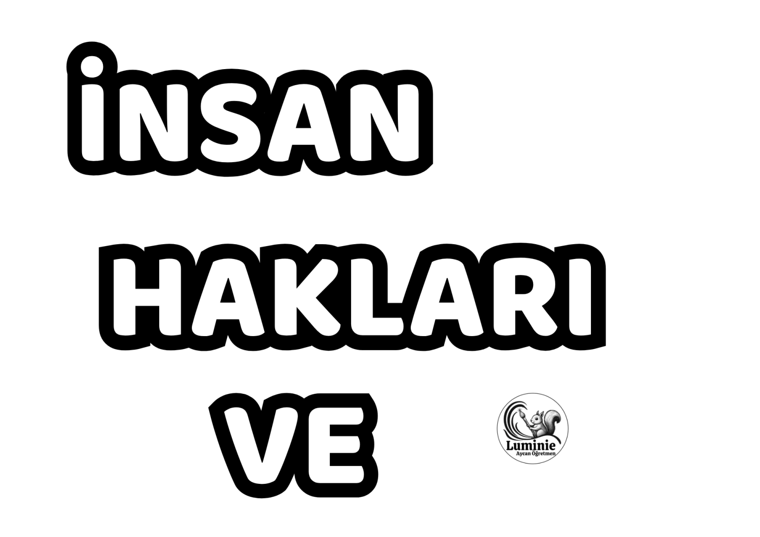 10 Aralık İnsan Hakları ve Demokrasi Haftası Pano Ek Resimler