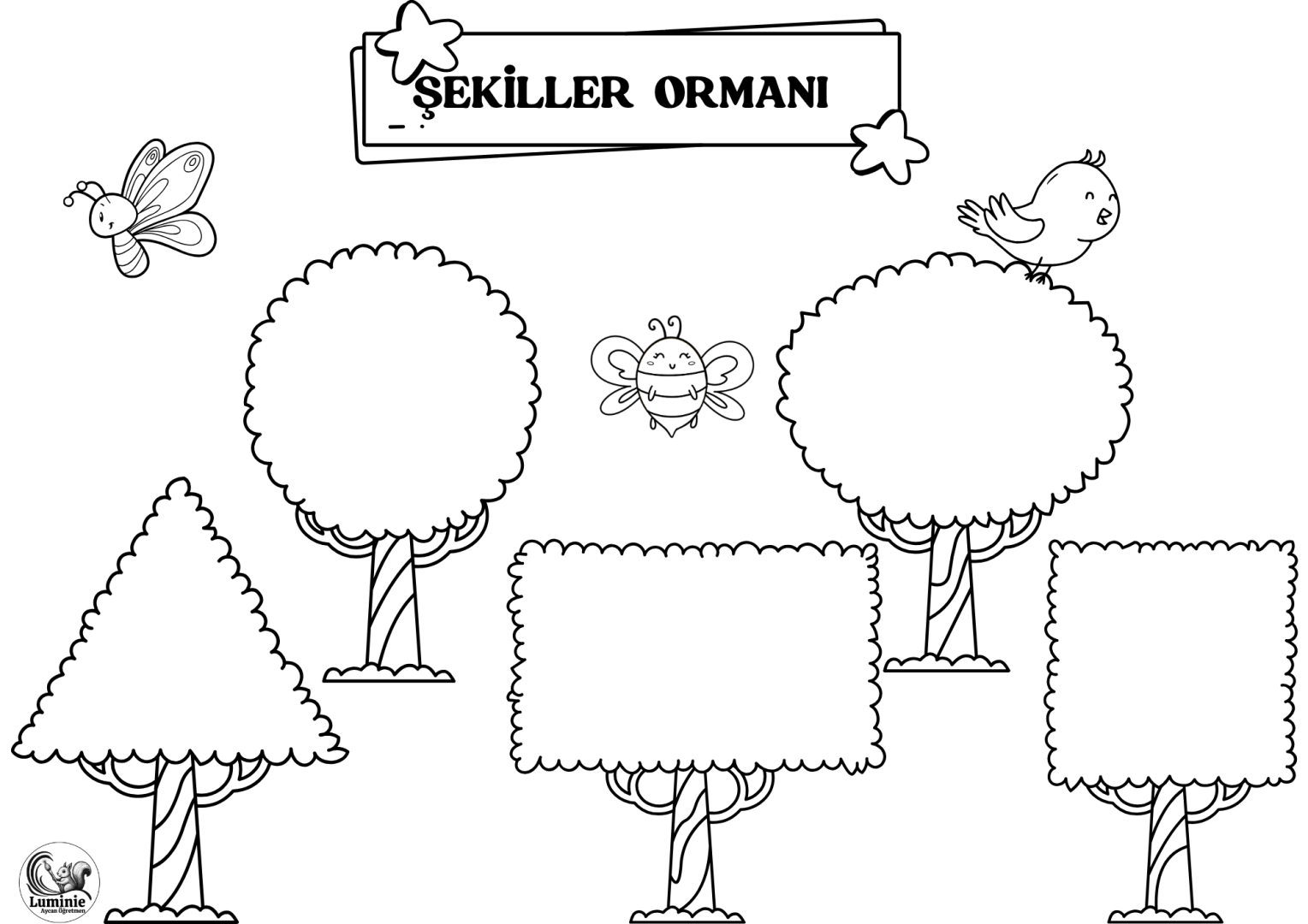 21-26 Mart Orman Haftası  Boyama Sayfası