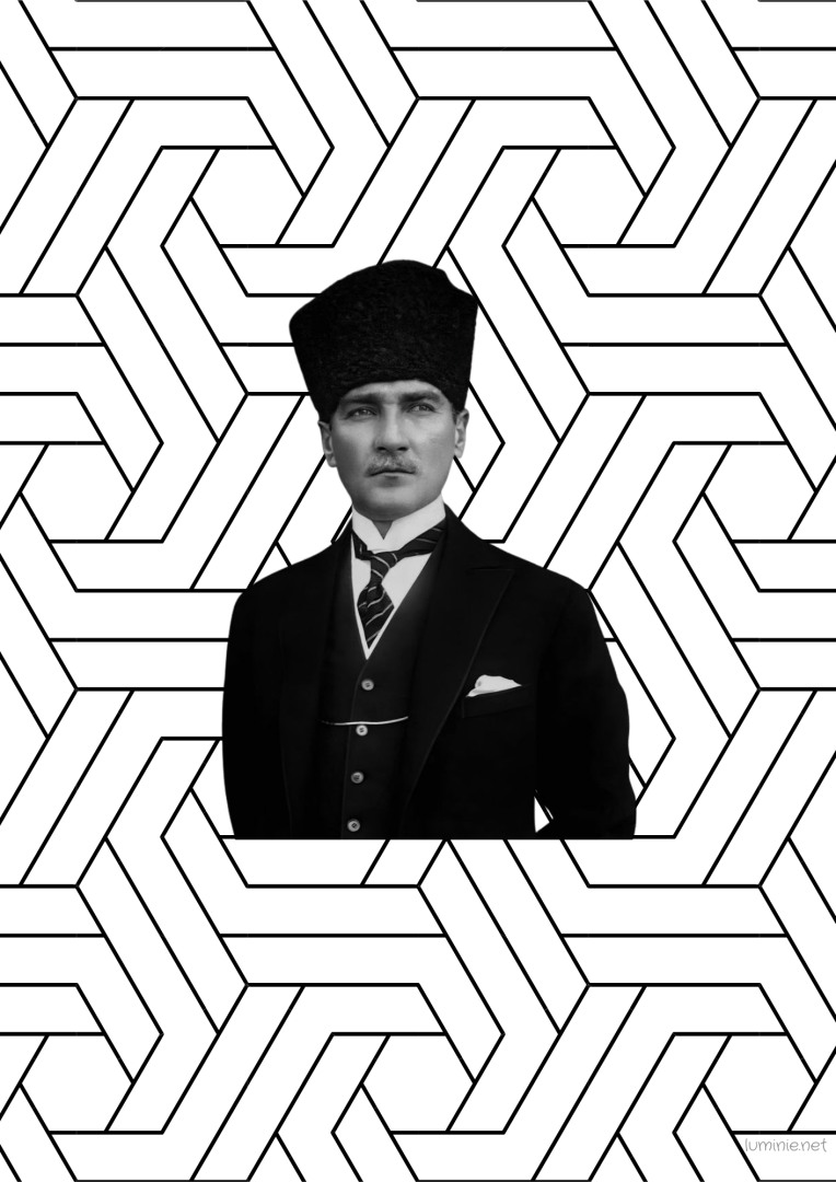 Atatürk Temalı Boyama Sayfaları