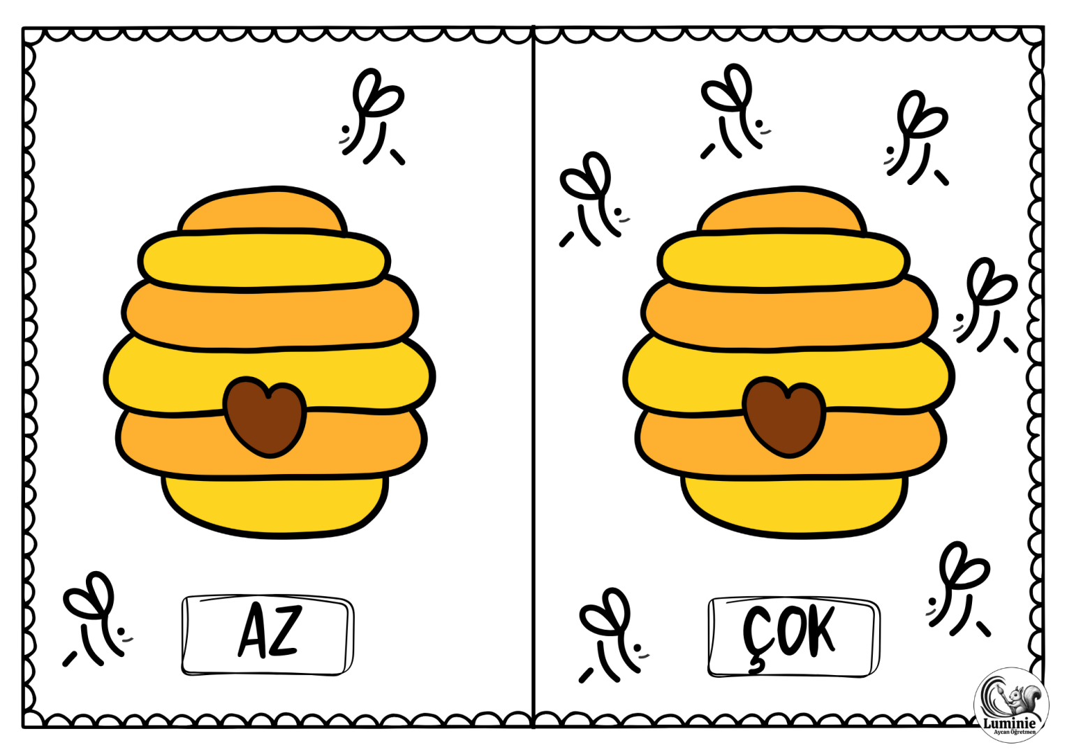 Az - Çok Kavram Etkinliği