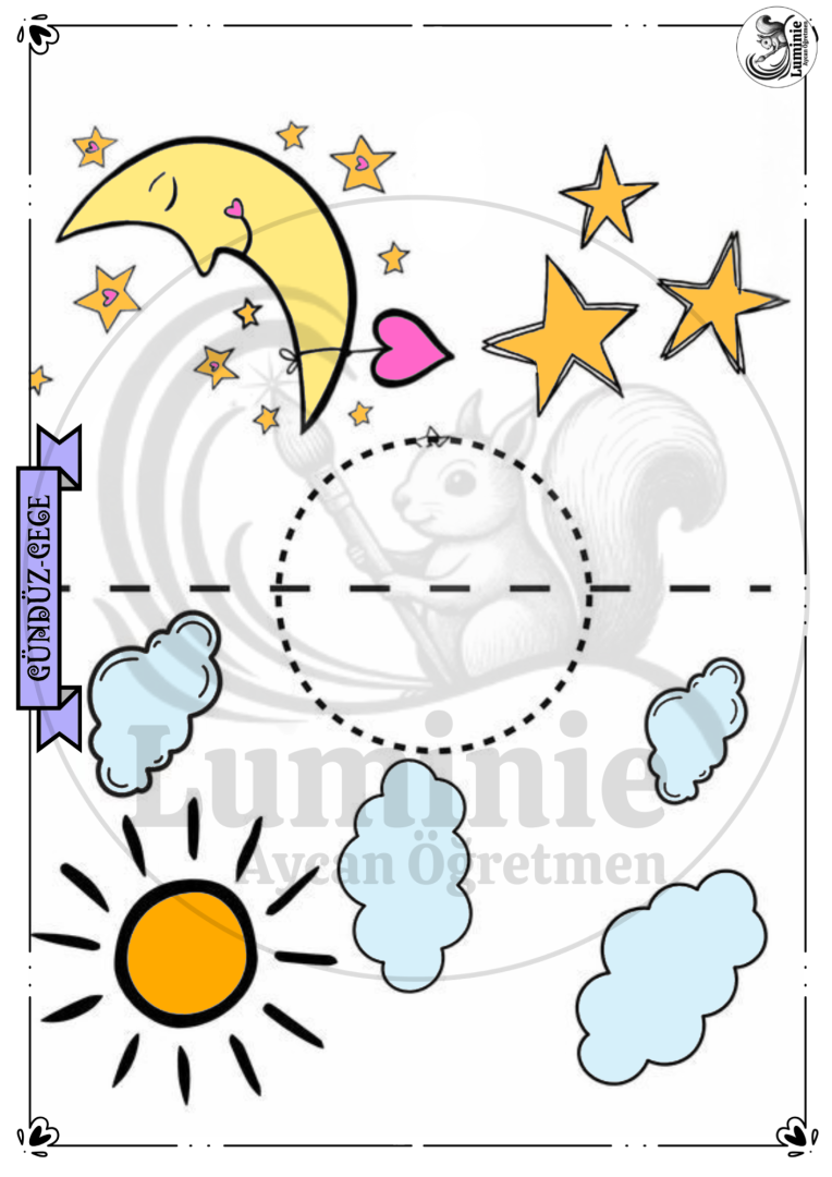 Gece - Gündüz Kavramı Sanat Etkinliği